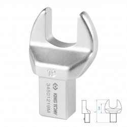 Насадка рожковая серии FIT, 19 мм, 14х18 мм KING TONY 34501219M