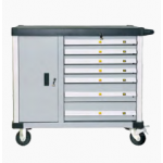 Тележка инструментальная, 7 ящиков и боковой отсек WDK-907E