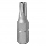 Вставка (бита) торцевая 1/4, Torx, T27, 25, с отверстием KING TONY 102527U