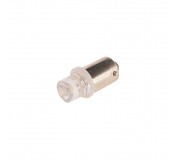 Автолампа T4W (BA9s) 1 LED CONCAVE WHITE 6000K 10лм   12V MEGAPOWER /10 /100