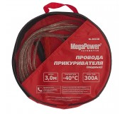 Провода для прикуривания M-30030 300A 3м (медь, морозостойкие) в сумке MEGAPOWER /1/20