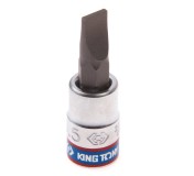 Насадка (бита) торцевая 1/4, Slotted, 5,5х1,0 мм, L = 37 мм KING TONY 203255