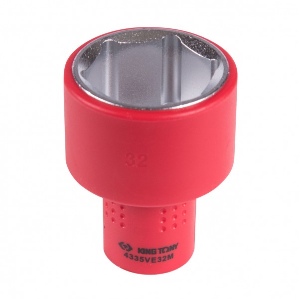 Головка торцевая диэлектрическая шестигранная 1/2, 32 мм KING TONY 4335VE32M