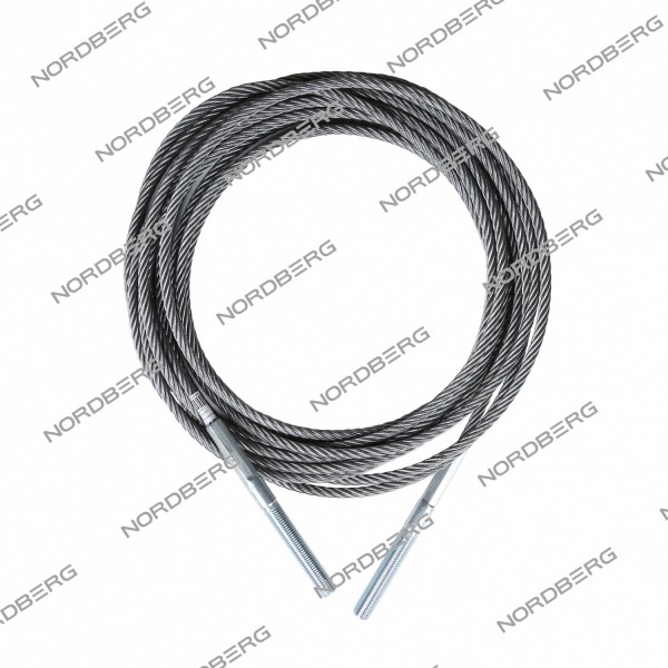 Трос для подъемника 4450 со шпилькой (1 шт) 13 235 мм NORDBERG 02-00009833 4450#WROPE