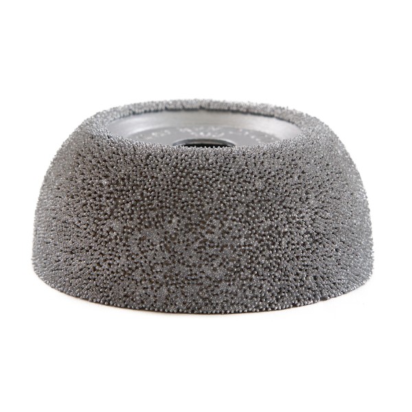 Полусфера шероховальная, Ø50,8x19мм, AH 9,5мм, 170 Grit NS102