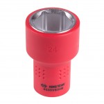 Головка торцевая диэлектрическая шестигранная 1/2, 24 мм KING TONY 4335VE24M