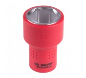Головка торцевая диэлектрическая шестигранная 1/2, 24 мм KING TONY 4335VE24M