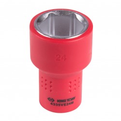 Головка торцевая диэлектрическая шестигранная 1/2, 24 мм KING TONY 4335VE24M