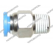Переходник  для клапана прямой  D6 1/8 C.01.04.FPC 6-01 NORDBERG 000004048 (FPC 6-01)
