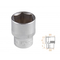 Головка торцевая стандартная шестигранная 1/2, 22 мм AFFIX AF00040022