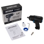 Гайковерт пневматический ударный в алюминиевом корпусе, 1/2, 1350 Нм OPT-PW2040