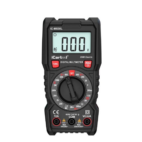 Мультиметр цифровой iCartool IC-M830L