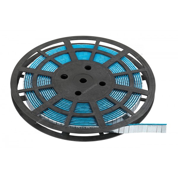 Грузики самоклеящиеся (1000х5 г) Fe квадратные на бобине NORDBERG W5FS2-1000