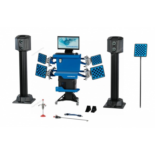 Стенд сход-развал 3D для грузовых авто, синий NORDBERG C804 TRUCK (5005)