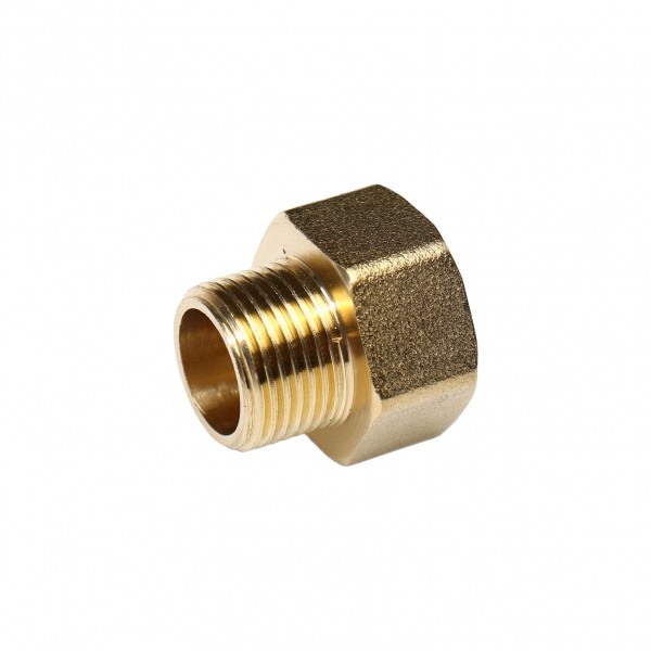 Соединитель резьбовой :M3/8"x F1/2" ЭВРИКА /1/10 ER-MFE06/08