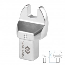 Насадка рожковая серии FIT, 8 мм, 9х12 мм KING TONY 34501108M