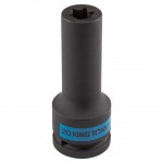Головка торцевая ударная глубокая TORX Е-стандарт 3/4, E20, L = 110 мм KING TONY 647520M