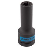 Головка торцевая ударная глубокая TORX Е-стандарт 3/4, E20, L = 110 мм KING TONY 647520M