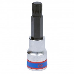 Насадка (бита) торцевая 1/2, Spline, M12, L = 80 мм KING TONY 403612
