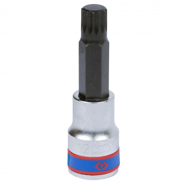 Насадка (бита) торцевая 1/2, Spline, M12, L = 80 мм KING TONY 403612