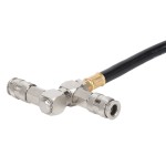 Разветвитель пневматический с вращающимися соединениями, вход с резьбой 1/4 (F), 2 выхода WDK-83RL