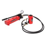 Гидравлический цилиндр (домкрат) с полым штоком, двухполостной 30 т, ход 100 мм HRH-CY0800015