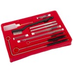 Набор для чистки краскопультов, в комплекте 17 щеточек GS-10