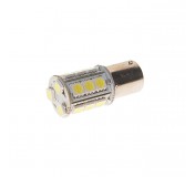 Автолампа P21W (BA15s) 18 SMD 5050 WHITE 6000K 260лм  24V MEGAPOWER /10 /100
