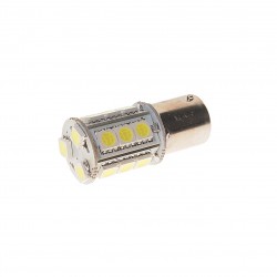 Автолампа P21W (BA15s) 18 SMD 5050 WHITE 6000K 260лм  24V MEGAPOWER /10 /100
