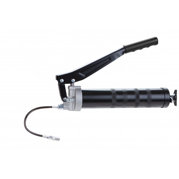 Профессиональный рычажный шприц, 500см3, 690 бар, 1/8" BSPT, гибкий шланг с 4-х лепестковой насадкой PP100200