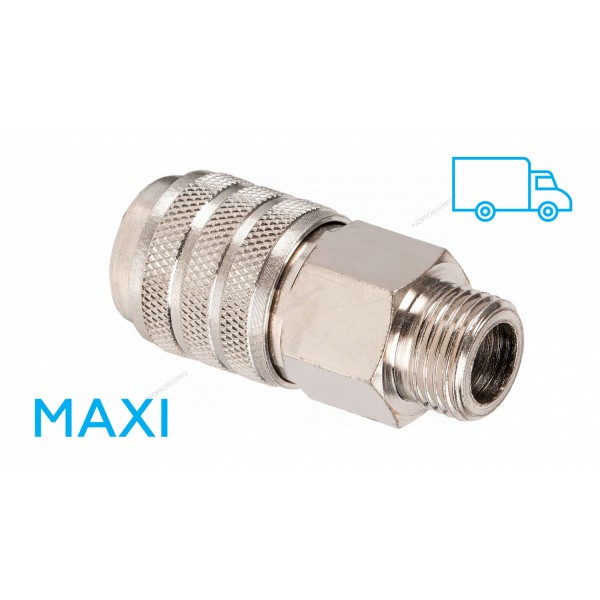 Разъем "мама" МАКСИ быстросъемный - резьба M1/2" NORDBERG NPF24M