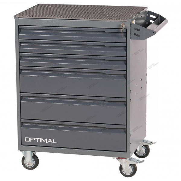 Тележка инструментальная, 6 выдвижных ящиков OPTIMAL NT216 NT216 7012/7015