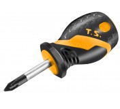 Отвертка крестовая GRIPro, Phillips, PH2, 38 мм TOLSEN TT20134