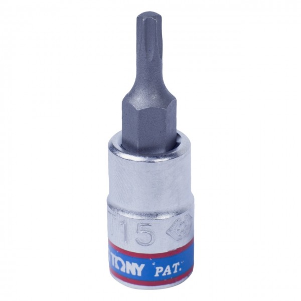 Насадка (бита) торцевая 1/4, Torx T15, L = 37 мм KING TONY 203315