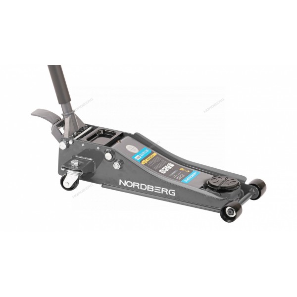 Домкрат подкатной 3,2 т, супернизкий подхват, педаль NORDBERG N32032G