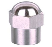 Колпачок вентиля (пластик) AT-P, цвет хром пр-во Китай