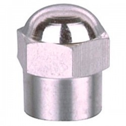 Колпачок вентиля (пластик) AT-P, цвет хром пр-во Китай