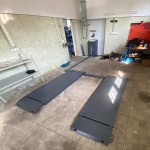 Напольный ножничный автомобильный подъемник, г/п 3.5 т WDK-505X