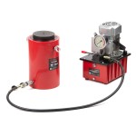 Гидравлический цилиндр (домкрат), многоступенчатый, однополостной 50 т, ход 600 мм HRH-CY0205600