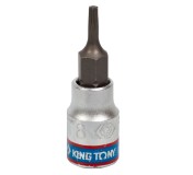 Насадка (бита) торцевая 1/4, Torx T8, L = 37 мм KING TONY 203308