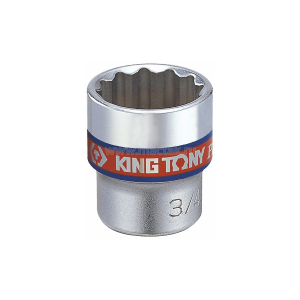 Головка торцевая стандартная двенадцатигранная 3/8, 3/8, дюймовая KING TONY 333012S