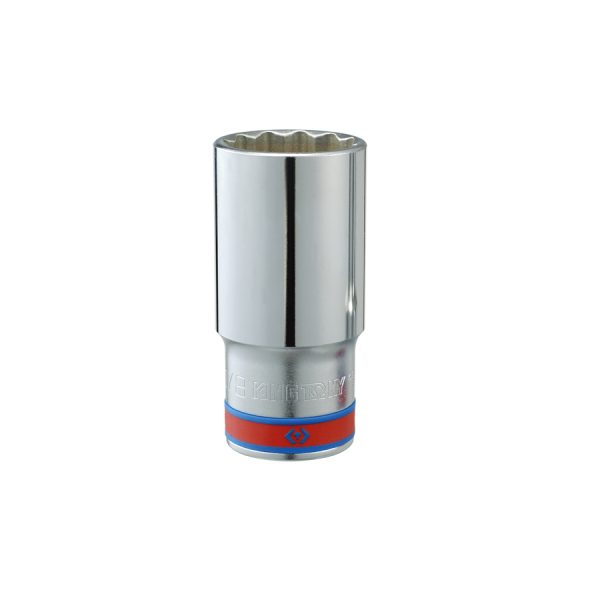 Головка торцевая глубокая двенадцатигранная 1/2, 1-3/16, дюймовая KING TONY 423038S