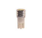 Автолампа T10W (W2,1x9,5d) 1 SMD 7080 WHITE 6000K 80лм 12V MEGAPOWER /10 /100 OLD