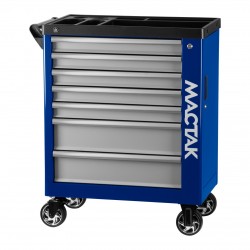 Тележка инструментальная, 7 выдвижных ящиков, НОВА, синяя МАСТАК 521-07580B
