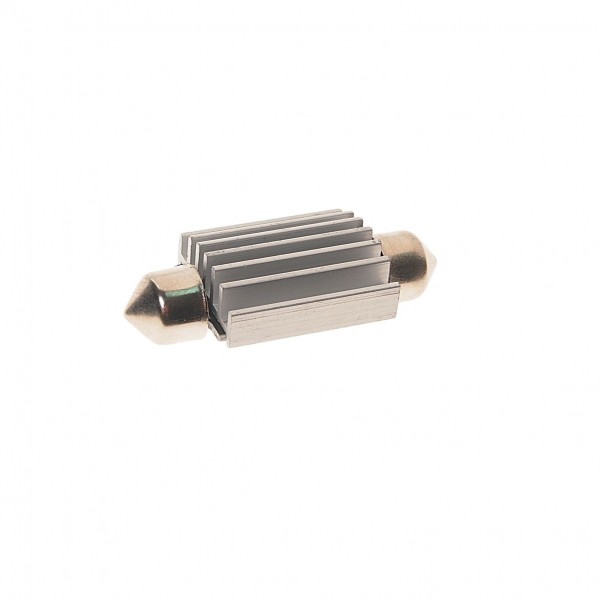 Автолампа C5W (SV8,5) 6 SMD 5050 WHITE 6000K 39мм 120лм  24V MEGAPOWER /10 /100 M-70234W-24