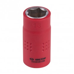 Головка торцевая диэлектрическая шестигранная 3/8, 13 мм KING TONY 3335VE13M