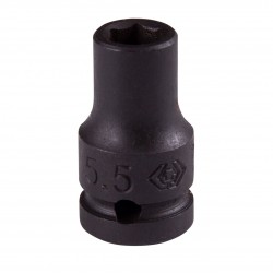 Головка торцевая ударная шестигранная 1/4, 5,5 мм KING TONY 253555M