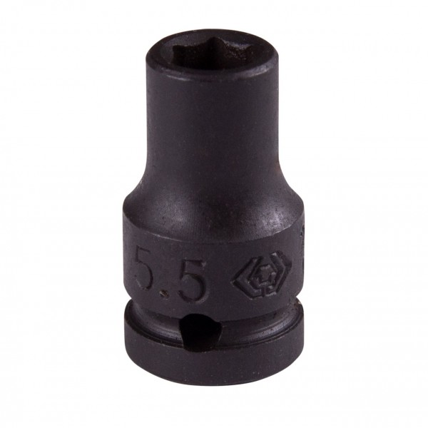 Головка торцевая ударная шестигранная 1/4, 5,5 мм KING TONY 253555M