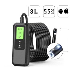 IC-V803-3 Видеоэндоскоп Wi‑Fi с двумя камерами, зонд 5,5 мм, 3 метра iCartool IC‑V803‑3