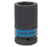 Головка торцевая ударная глубокая шестигранная 1, 35 мм KING TONY 843535M